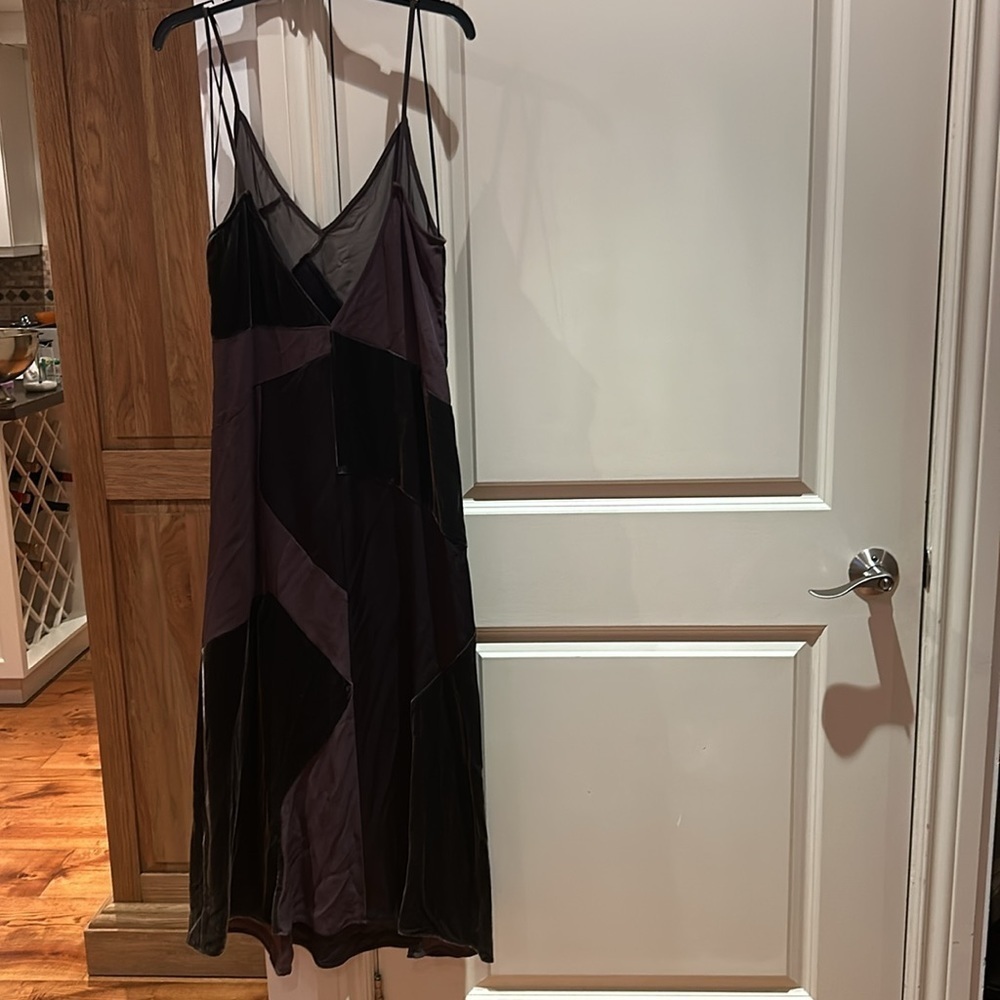 - 🎀 ZARA limited edition small silky grey maxi midi slip dress small - Picture 8 of 10